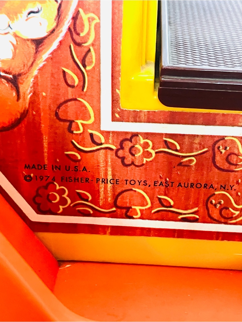 Fisher Price 1974 Toy Cash Register Works Has 7 Coins Minor Marks Read - Picture 9 of 12